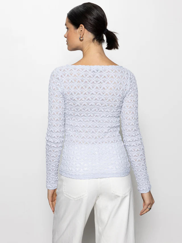 Sanctuary Long Sleeve Boatneck Sky Blue