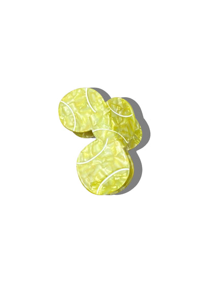 Solar Tennis Ball Hair Clip