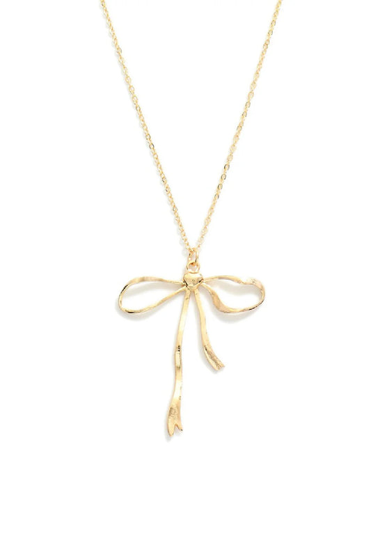 Delicate Bow Necklace